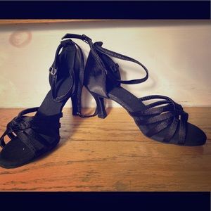 Women latin dance shoes size 35 (4.5)